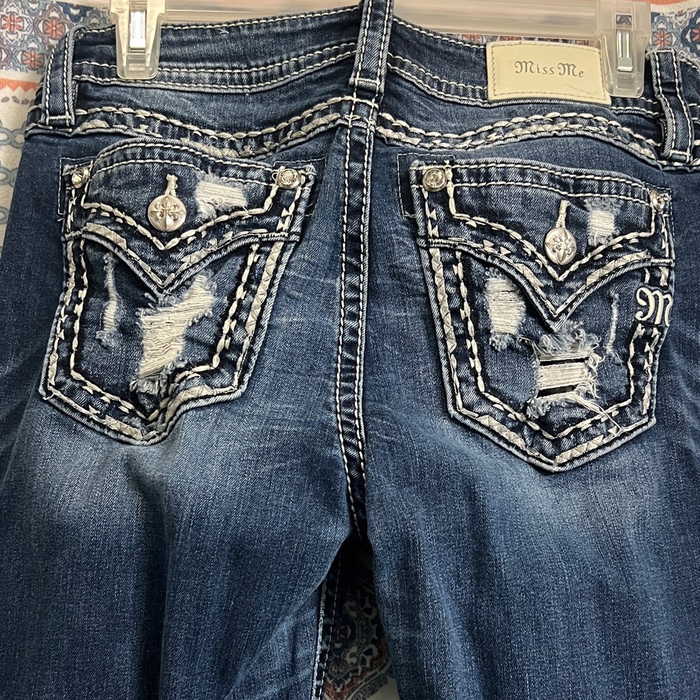 Miss Me Women's Dark Blue Boot Cut Jeans